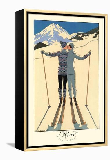 L'Hiver-Georges Barbier-Framed Stretched Canvas