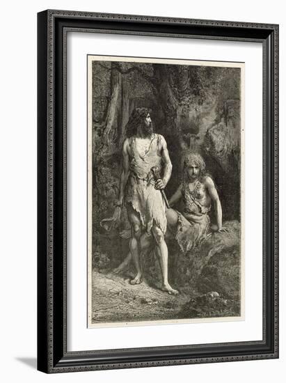 L'Homme a L'Epoque Du Renne-Emile Antoine Bayard-Framed Giclee Print