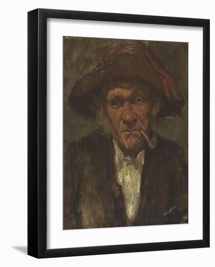 L'homme à la pipe-James Abbott McNeill Whistler-Framed Giclee Print