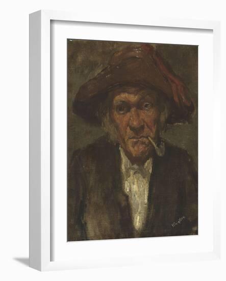 L'homme à la pipe-James Abbott McNeill Whistler-Framed Giclee Print