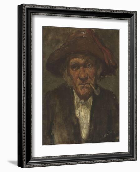 L'homme à la pipe-James Abbott McNeill Whistler-Framed Giclee Print