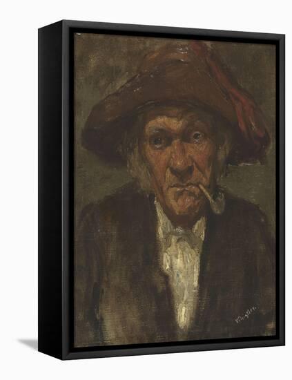 L'homme à la pipe-James Abbott McNeill Whistler-Framed Premier Image Canvas