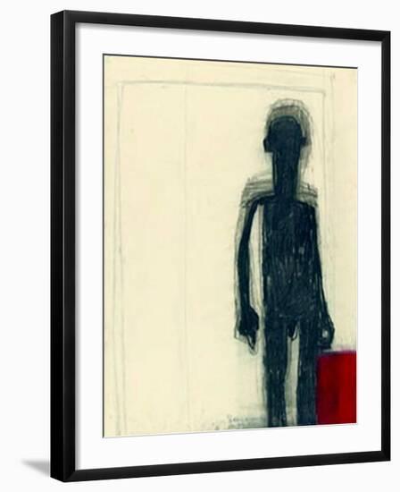 L'Homme a la Valise 1996-Petrus Deman-Framed Premium Giclee Print