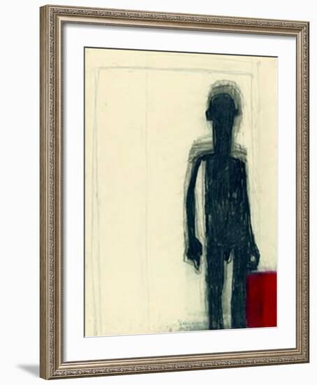 L'Homme a la Valise 1996-Petrus Deman-Framed Premium Giclee Print