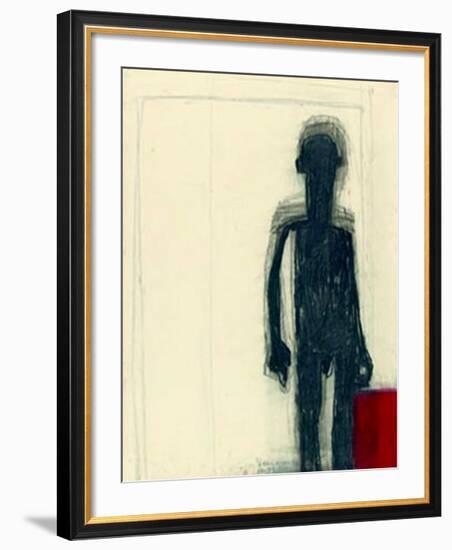 L'Homme a la Valise 1996-Petrus Deman-Framed Premium Giclee Print