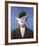 L'Homme au Chapeau Melon, c.1964-Rene Magritte-Framed Art Print