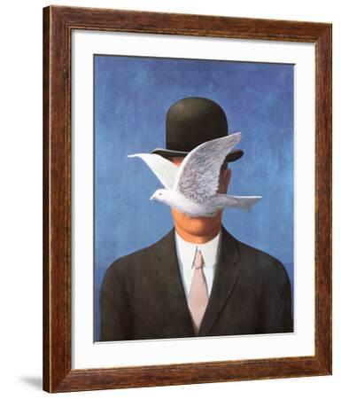 L'Homme au Chapeau Melon, c.1964' Art Print - Rene Magritte | Art.com