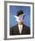 L'Homme au Chapeau Melon, c.1964-Rene Magritte-Framed Art Print