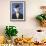 L'homme au chapeau melon (No Border)-Rene Magritte-Framed Art Print displayed on a wall