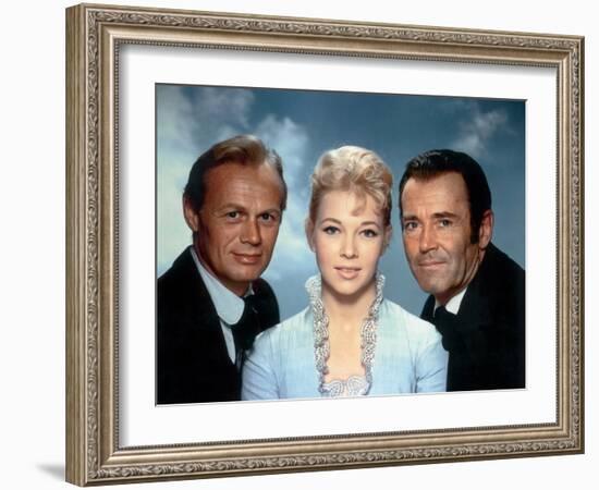 L'Homme aux colts d'or WARLOCK by EdwardDmytryk with Richard Widmark, Dolores Michaels and Henry Fo-null-Framed Photo