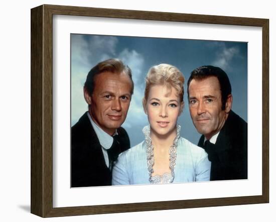 L'Homme aux colts d'or WARLOCK by EdwardDmytryk with Richard Widmark, Dolores Michaels and Henry Fo-null-Framed Photo