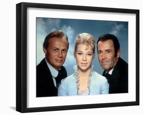 L'Homme aux colts d'or WARLOCK by EdwardDmytryk with Richard Widmark, Dolores Michaels and Henry Fo-null-Framed Photo