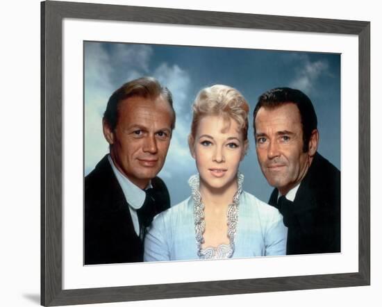 L'Homme aux colts d'or WARLOCK by EdwardDmytryk with Richard Widmark, Dolores Michaels and Henry Fo-null-Framed Photo