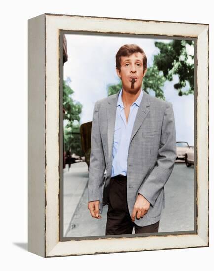 L'homme by Rio by PhilippedeBroca with Jean-Paul Belmondo, 1964 (photo)-null-Framed Stretched Canvas