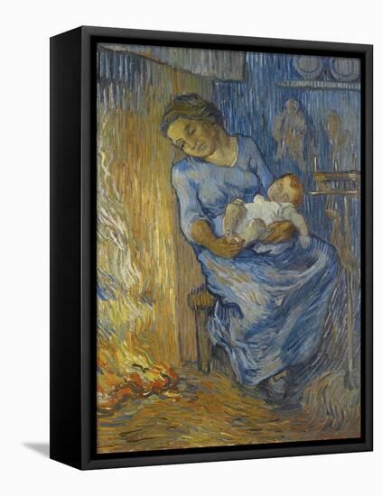 L'Homme Est En Mer-Vincent van Gogh-Framed Premier Image Canvas