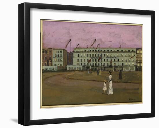 L'hotel Royal, Dieppe, C.1894 (Oil on Canvas)-Walter Richard Sickert-Framed Giclee Print