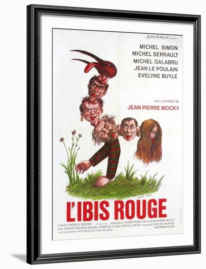 L'ibis rouge-Roland Topor-Framed Premium Edition