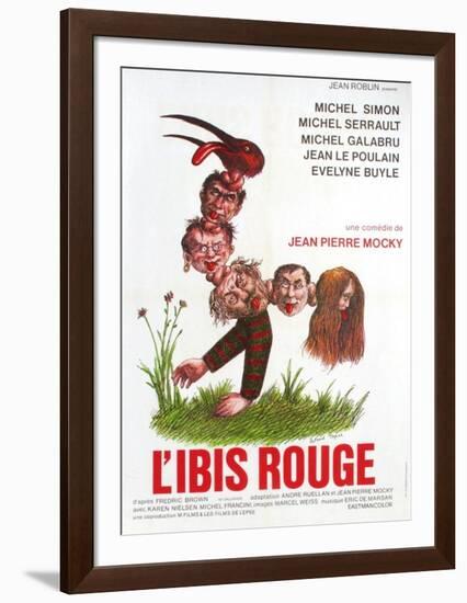 L'ibis rouge-Roland Topor-Framed Premium Edition