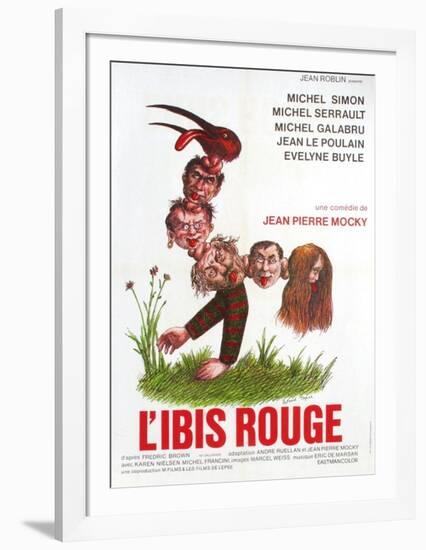 L'ibis rouge-Roland Topor-Framed Premium Edition