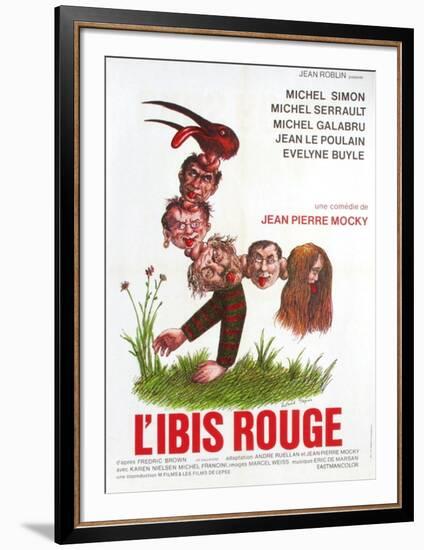 L'ibis rouge-Roland Topor-Framed Premium Edition