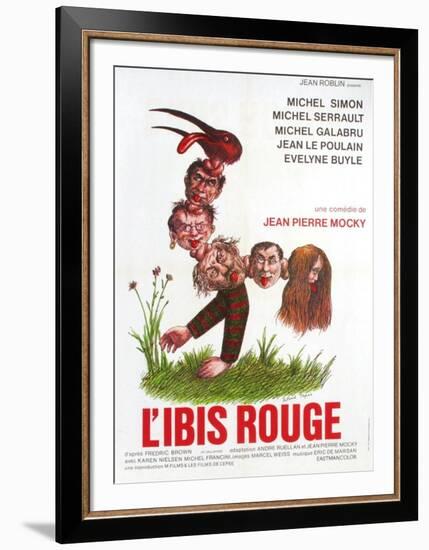 L'ibis rouge-Roland Topor-Framed Premium Edition