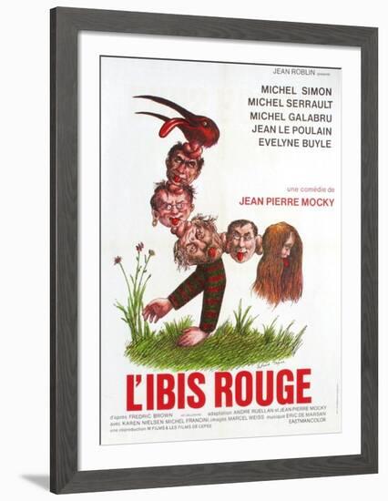 L'ibis rouge-Roland Topor-Framed Premium Edition