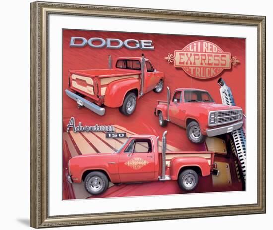 L'il Red Express Truck-null-Framed Premium Giclee Print