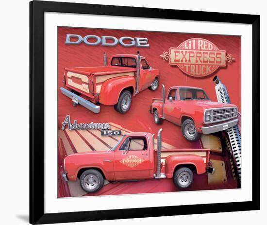 L'il Red Express Truck-null-Framed Premium Giclee Print