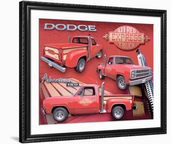 L'il Red Express Truck-null-Framed Premium Giclee Print