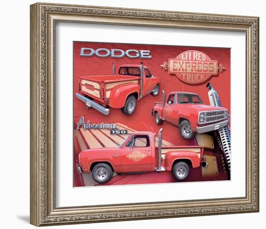 L'il Red Express Truck-null-Framed Art Print