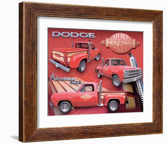 L'il Red Express Truck-null-Framed Art Print