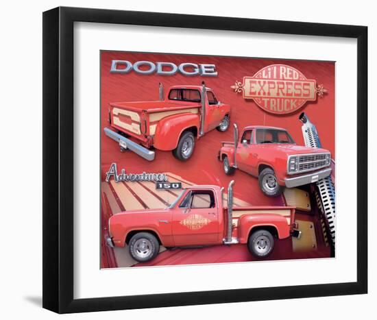 L'il Red Express Truck-null-Framed Art Print