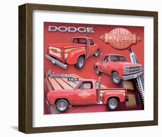 L'il Red Express Truck-null-Framed Art Print