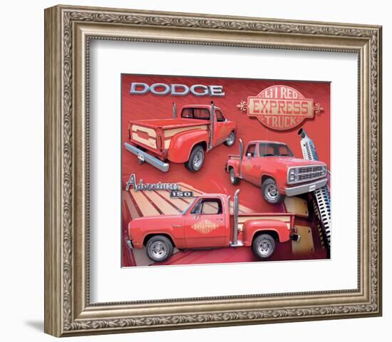 L'il Red Express Truck-null-Framed Art Print