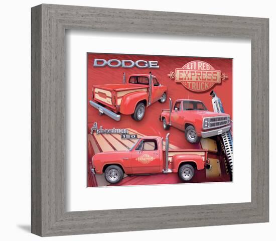 L'il Red Express Truck-null-Framed Art Print