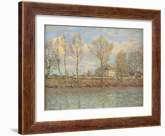 L'Ile De La Grande Jatte, Neuilly-Sur-Seine, 1873-Alfred Sisley-Framed Giclee Print