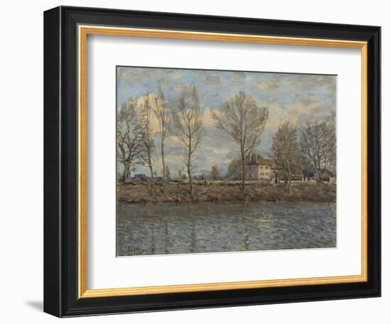 L'Ile de la Grande Jatte, Neuilly sur Seine-Alfred Sisley-Framed Giclee Print