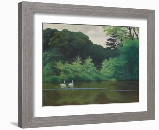 L'Ile Du Lac Saint-James, 1922-Félix Vallotton-Framed Giclee Print