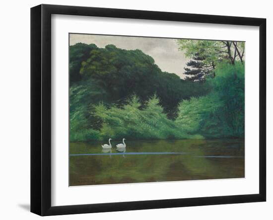 L'Ile Du Lac Saint-James, 1922-Félix Vallotton-Framed Giclee Print