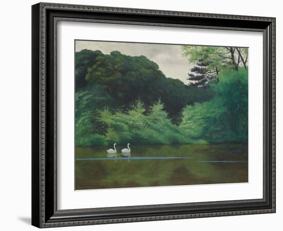 L'Ile Du Lac Saint-James, 1922-Félix Vallotton-Framed Giclee Print