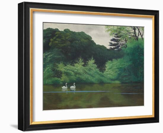 L'Ile Du Lac Saint-James, 1922-Félix Vallotton-Framed Giclee Print