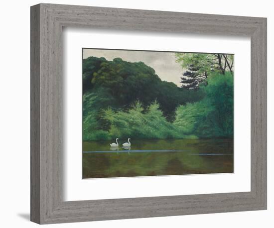 L'Ile Du Lac Saint-James, 1922-Félix Vallotton-Framed Giclee Print