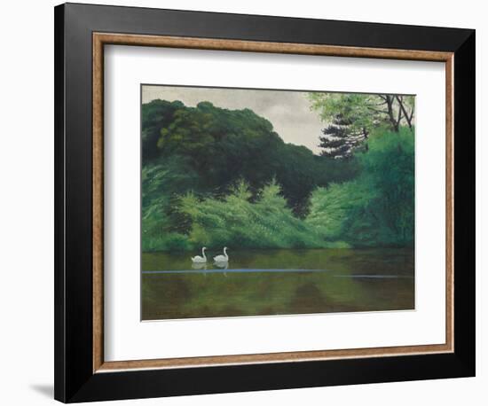 L'Ile Du Lac Saint-James, 1922-Félix Vallotton-Framed Giclee Print