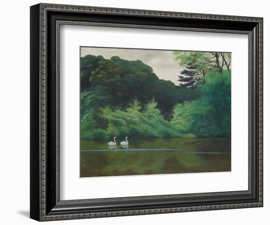 L'Ile Du Lac Saint-James, 1922-Félix Vallotton-Framed Giclee Print