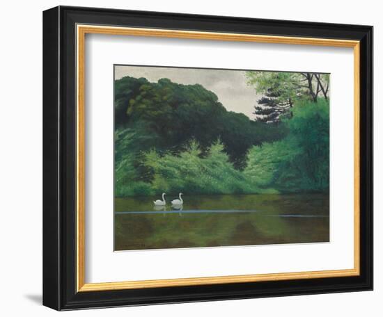 L'Ile Du Lac Saint-James, 1922-Félix Vallotton-Framed Giclee Print