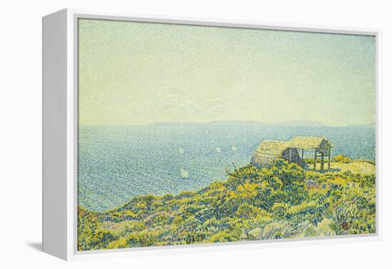 L'Ile Du Levant, Vu Du Cap Benat, 1893-Theo van Rysselberghe-Framed Premier Image Canvas