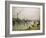 L'Ile La Croix a Rouen, 1883-Camille Pissarro-Framed Giclee Print