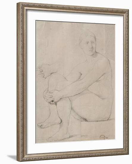 L'Iliade-Jean-Auguste-Dominique Ingres-Framed Giclee Print