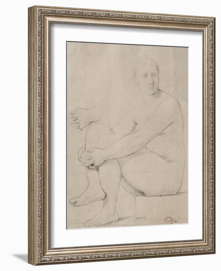 L'Iliade-Jean-Auguste-Dominique Ingres-Framed Giclee Print