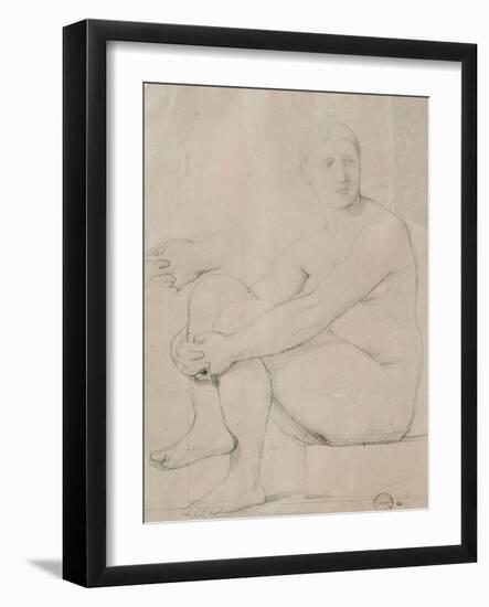 L'Iliade-Jean-Auguste-Dominique Ingres-Framed Giclee Print